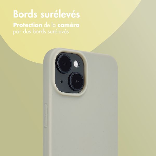 imoshion Coque Couleur Apple iPhone 14 - Gris