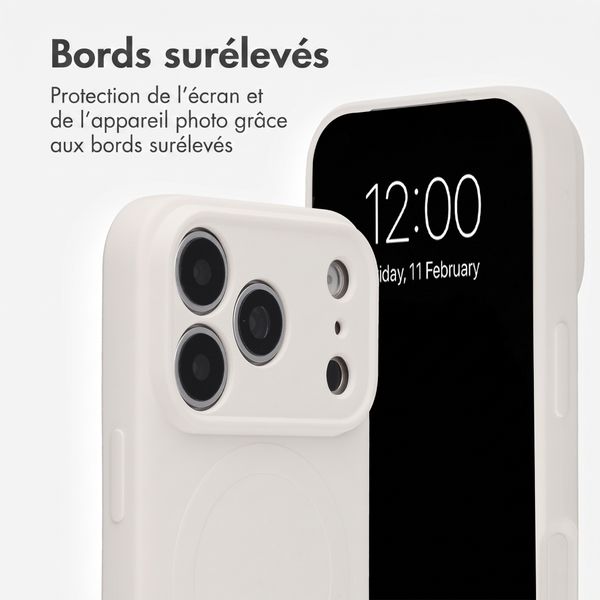 imoshion Coque Couleur avec MagSafe Apple iPhone 18 Pro / 17 Pro - Beige