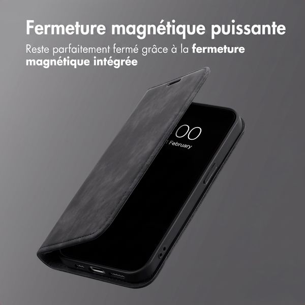 imoshion Étui de téléphone portefeuille Slim Xiaomi Redmi Note 17 Pro Max - Noir