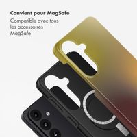 Selencia Coque arrière Vivid avec MagSafe Samsung Galaxy S26 - Gradient Olive Dust