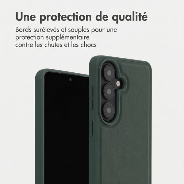 Accezz Coque arrière Edge avec MagSafe Samsung Galaxy S26 - Vert