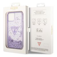 Guess Coque Liquid Glitter Apple iPhone 14 - Violet
