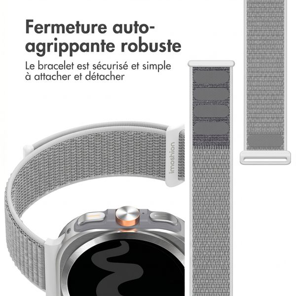 imoshion Bracelet en nylon Samsung Galaxy Watch Ultra (2024/2025) - Seashell