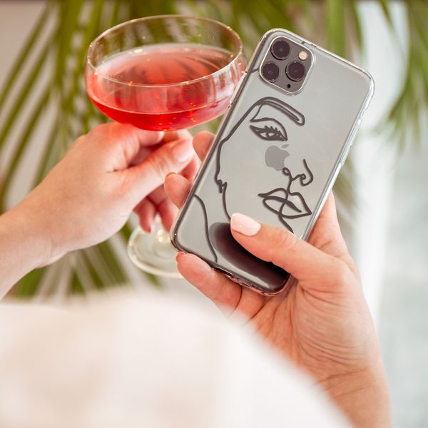 imoshion Coque Design Samsung Galaxy S20 FE - Line Art Woman Black