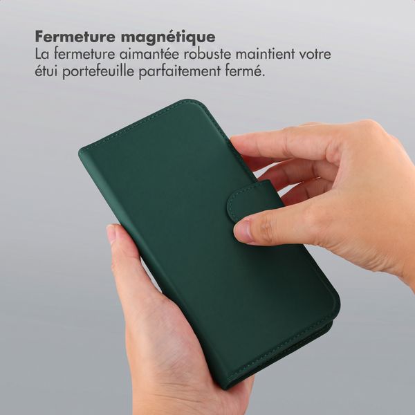 Accezz Coque portefeuille Edge amovible avec MagSafe Samsung Galaxy A27 (5G) - Vert
