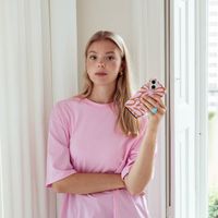 Selencia Coque arrière Vivid Samsung Galaxy A53 - Modern Bloom Pink