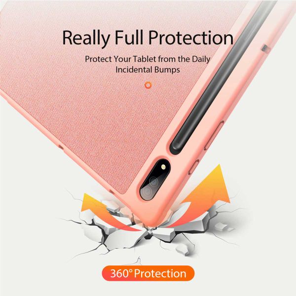 Dux Ducis Coque tablette Domo Galaxy Tab S8 Ultra - Rose