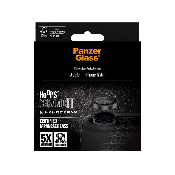 PanzerGlass Protection Caméra Ceramic Hoops Apple iPhone Air
