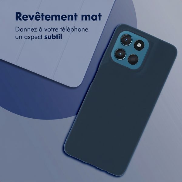 imoshion Coque Couleur Motorola Moto G57 Power - Bleu foncé