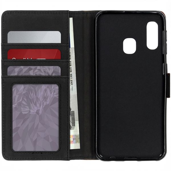 imoshion Étui de télephone portefeuille de luxe Samsung Galaxy A20e - Noir