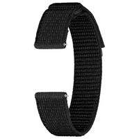 Samsung Bracelet Original Feather Fabric Slim Samsung Galaxy Watch 4 / 5 / 6 / 7 / FE (20 mm) - Taille S/M - Noir