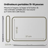 Accezz Housse ordinateur 15-16 pouces - Vert