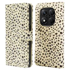 imoshion Étui de télephone portefeuille Design Xiaomi Redmi Note 14 Pro Plus (5G) - Black And White Dots
