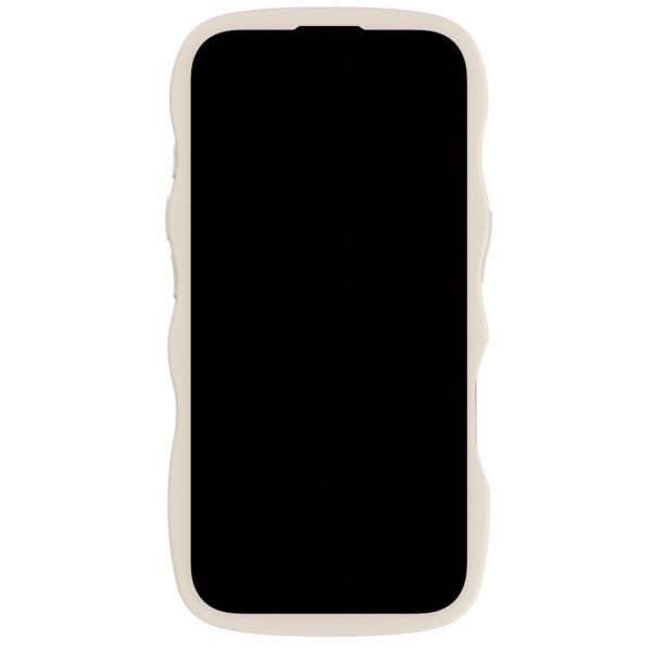 Holdit Coque Wavy Apple iPhone 16 - Light Beige