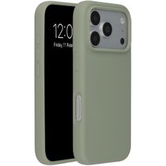 Accezz Coque Liquid Silicone avec MagSafe Apple iPhone 18 Pro / 17 Pro - Cooper Green