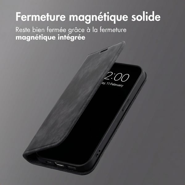 imoshion Étui de téléphone portefeuille Slim Oppo A6 (5G) - Noir