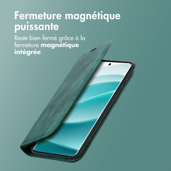 imoshion Étui de téléphone portefeuille Slim Xiaomi Redmi Note 14 Pro Plus (5G) - Vert