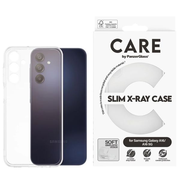 CARE by PanzerGlass Coque Fashion XR Samsung Galaxy A16 - Transparent