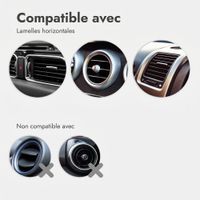 imoshion Support de téléphone pour voiture - Universel - Réglable - Grille de ventilation - Noir