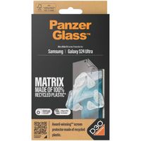PanzerGlass Protection d'écran Matrix Recycled Ultra-Wide Fit Anti-bactérienne avec applicateur Samsung Galaxy S24 Ultra