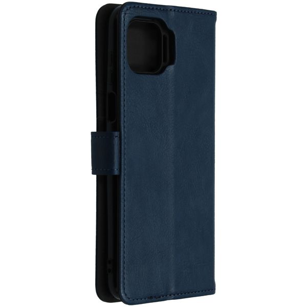 imoshion Étui de télephone portefeuille de luxe Motorola Moto G 5G Plus - Bleu foncé