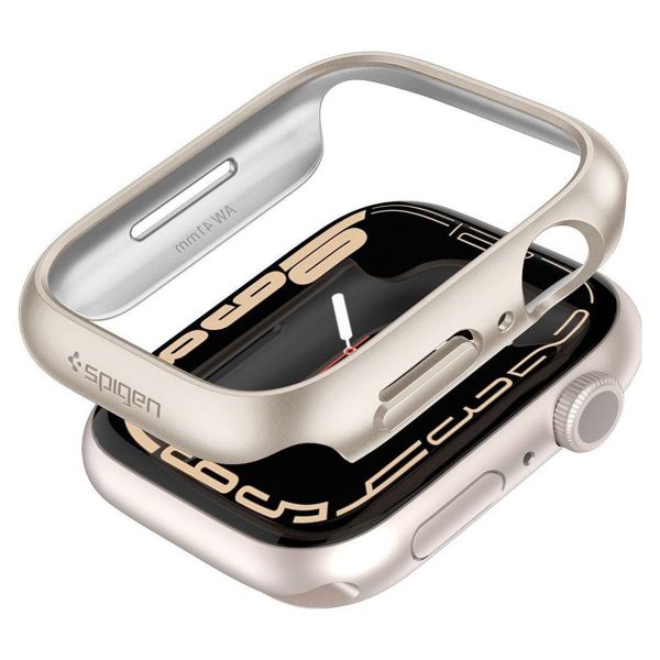 Spigen Coque Thin Fit™ Apple Watch 7 / 8 / 9 - 41 mm - Argent