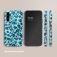 Selencia Coque arrière Vivid Samsung Galaxy A34 (5G) - Wild Spots Light Blue