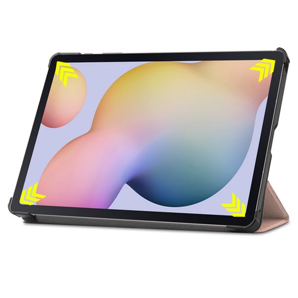 imoshion Coque tablette Trifold Samsung Galaxy Tab S8 / S7 - Rose Doré