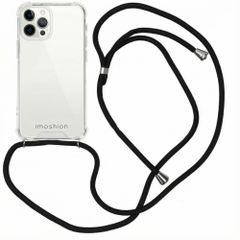 imoshion Coque arrière transparente avec cordon Apple iPhone 12 Pro Max - Noir