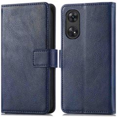 imoshion Étui de télephone portefeuille de luxe Oppo Reno 8 T (4G) - Bleu foncé