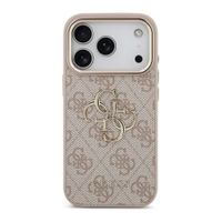 Guess Coque 4G Metal Logo Backcover Apple iPhone 18 Pro Max / 17 Pro Max - Pink