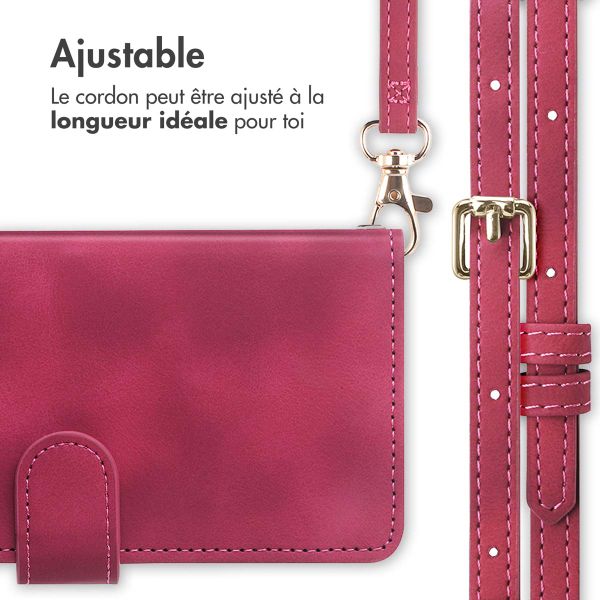 imoshion Etui de télephone portefeuille avec cordon Samsung Galaxy A36 - Rouge