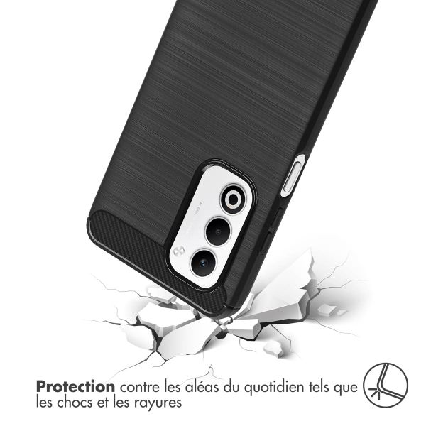 imoshion Coque Brushed Oppo A5 5G (2025) - Noir