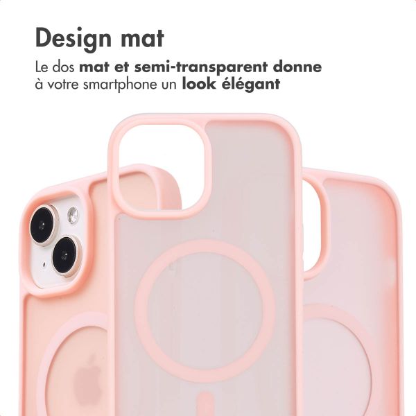 imoshion Coque Color Guard avec MagSafe Apple iPhone 15 - Rose clair