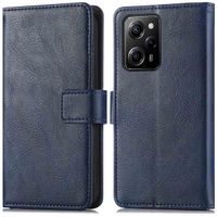 imoshion Étui de télephone portefeuille de luxe Xiaomi Poco X5 Pro 5G - Bleu foncé