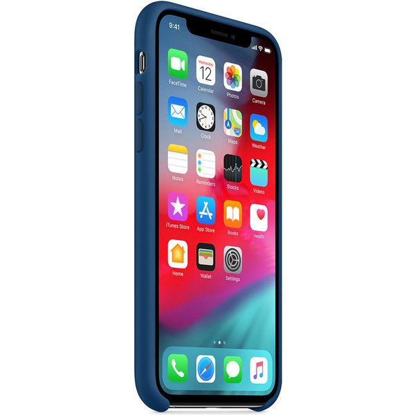 Apple Coque en silicone Apple iPhone X / Xs - Blue Horizon