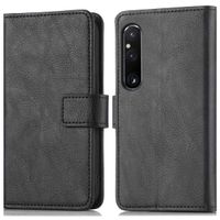 imoshion Étui de télephone portefeuille de luxe Sony Xperia 1 V - Noir