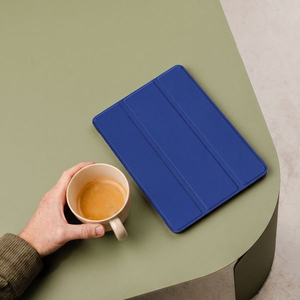 imoshion Coque tablette Trifold Samsung Galaxy Tab A9 Plus - Cobalt Blue