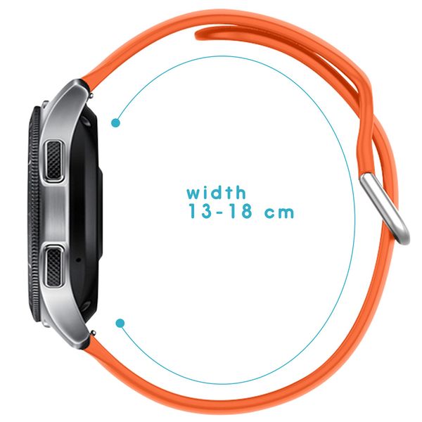 imoshion Bracelet silicone Samsung Galaxy Watch 4 / 5 / 6 / 7 / FE (20 mm) - Orange