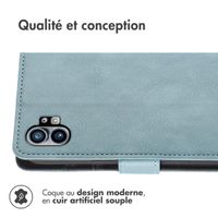 imoshion Étui de télephone portefeuille de luxe Nothing Phone (1) - Bleu clair