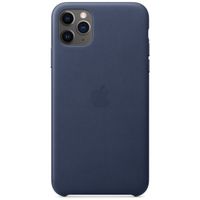 Apple 4 Pack Coque Leather Apple iPhone 11 Pro Max - Red + Saddle Brown + Midnight Blue + Black