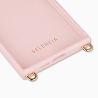 Selencia Coque arrière Rivièra avec MagSafe avec crochets amovibles Samsung Galaxy S24 Ultra - Sorbet Pink