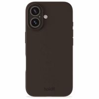 Holdit Coque Silicone Apple iPhone 16 Plus - Chocolate
