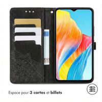 imoshion Etui de télephone Mandala Oppo A18 / Oppo A38 - Noir