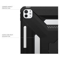 UAG Coque arrière Scout Plus avec support Scout Apple iPad Pro 13 (2025) M5 / (2024) M4 - Black