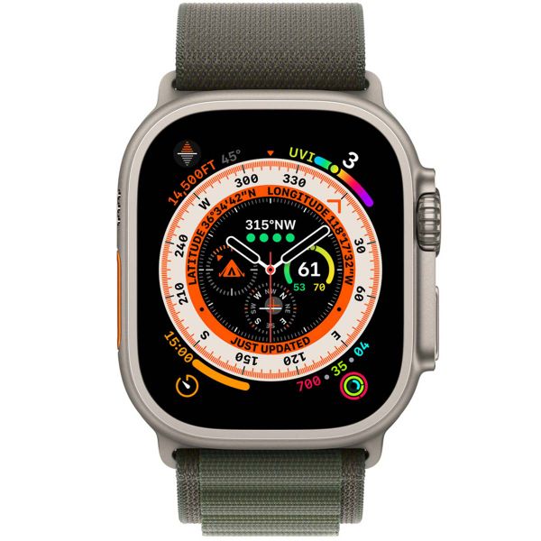Apple Bracelet Alpine Loop Apple Watch | 44/45/46/49 mm - Taille M - Green
