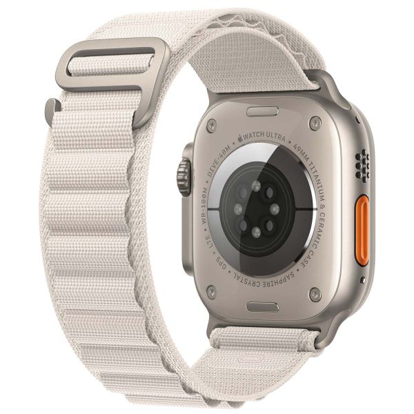 Apple Bracelet Alpine Loop Apple Watch | 44/45/46/49 mm - Taille S - Starlight