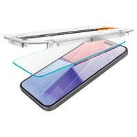 Spigen Protection d'écran en verre trempé GLAStR Fit 2 Paquets + Applicator Apple iPhone 16 Plus / 15 Plus