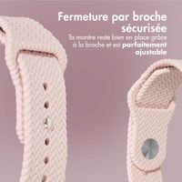 imoshion Bracelet tressé en silicone Apple Watch | 44/45/46/49 mm - Rose
