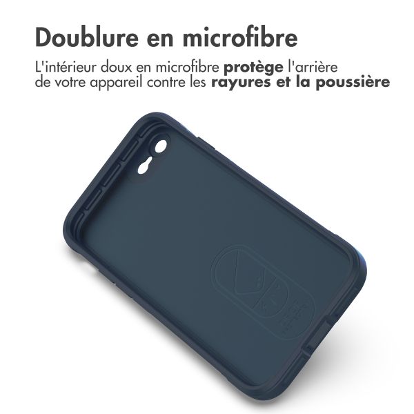 imoshion EasyGrip Backcover Apple iPhone SE (2022 / 2020) / 8 / 7 - Bleu foncé
